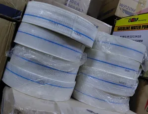 Canvas Pipe 2" By 100m White Canvas Roll