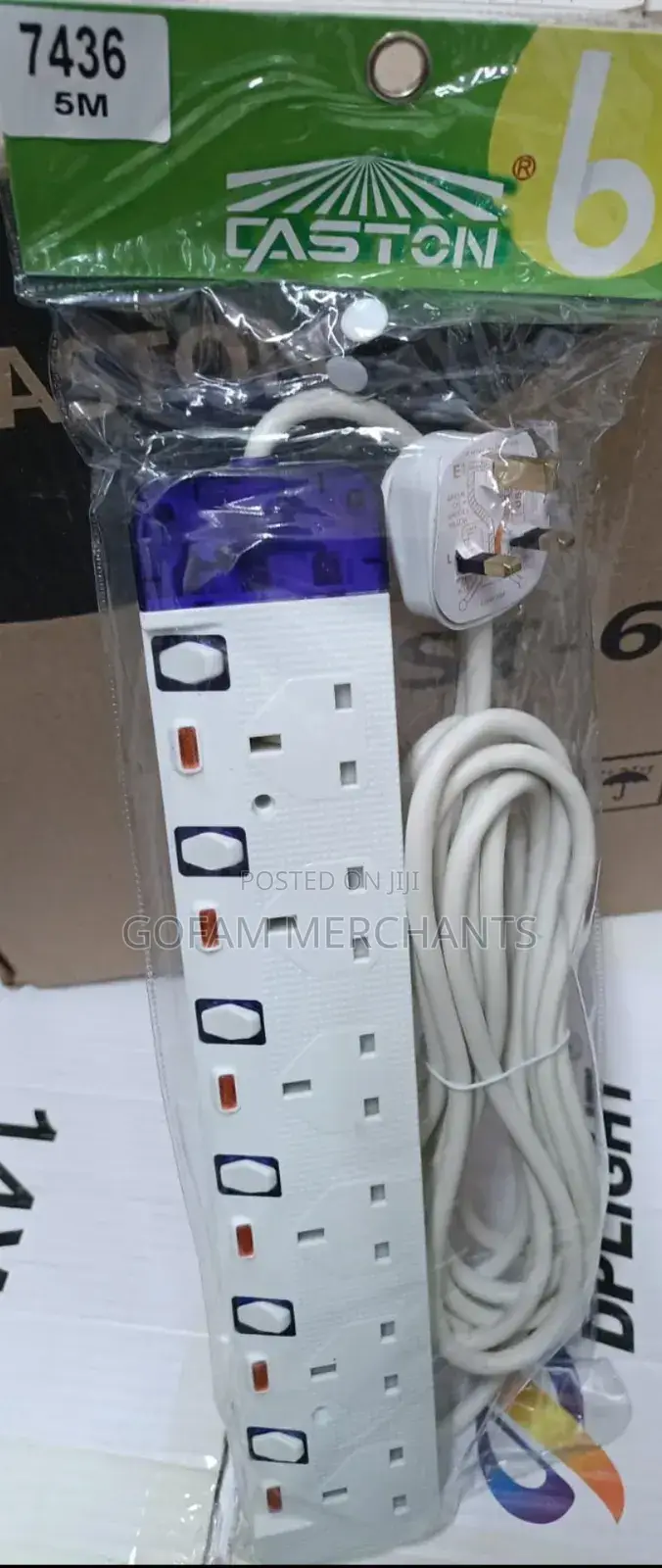 Caston 6way 5 Meters Cable Length