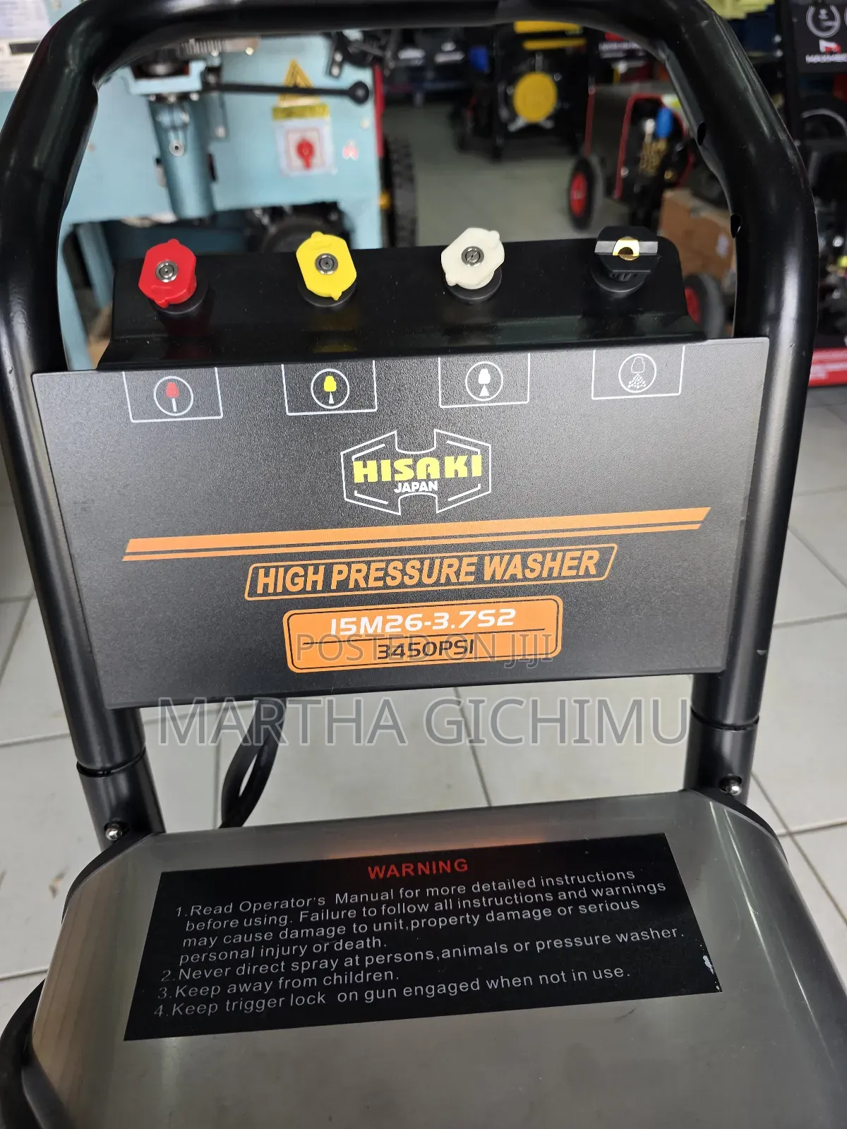 3450psi Pacwell Pressure Washer