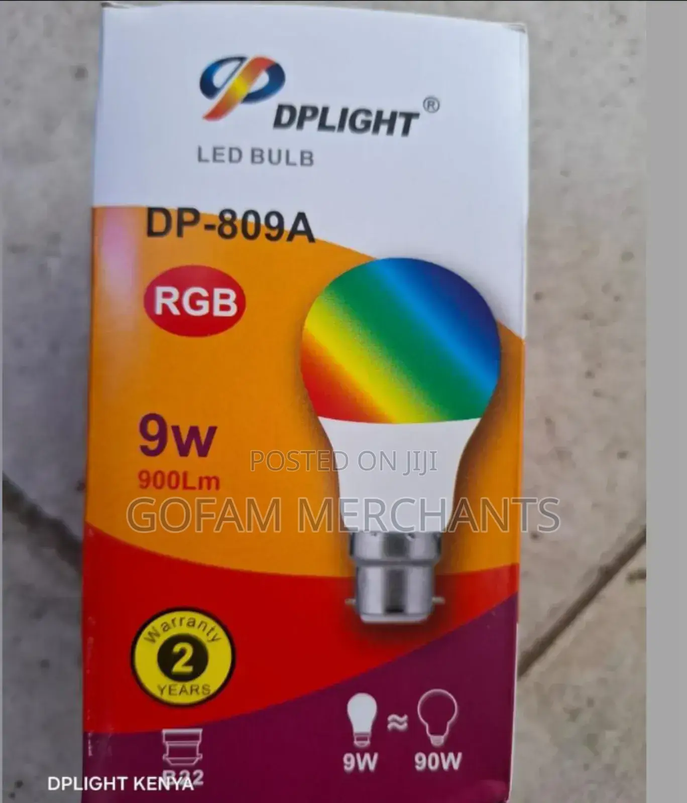 7 in 1 Multi Colored Bulb