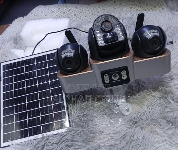 Solar 4g 3 PTZ and 3 Screens Camera (Model: Vts30-G)