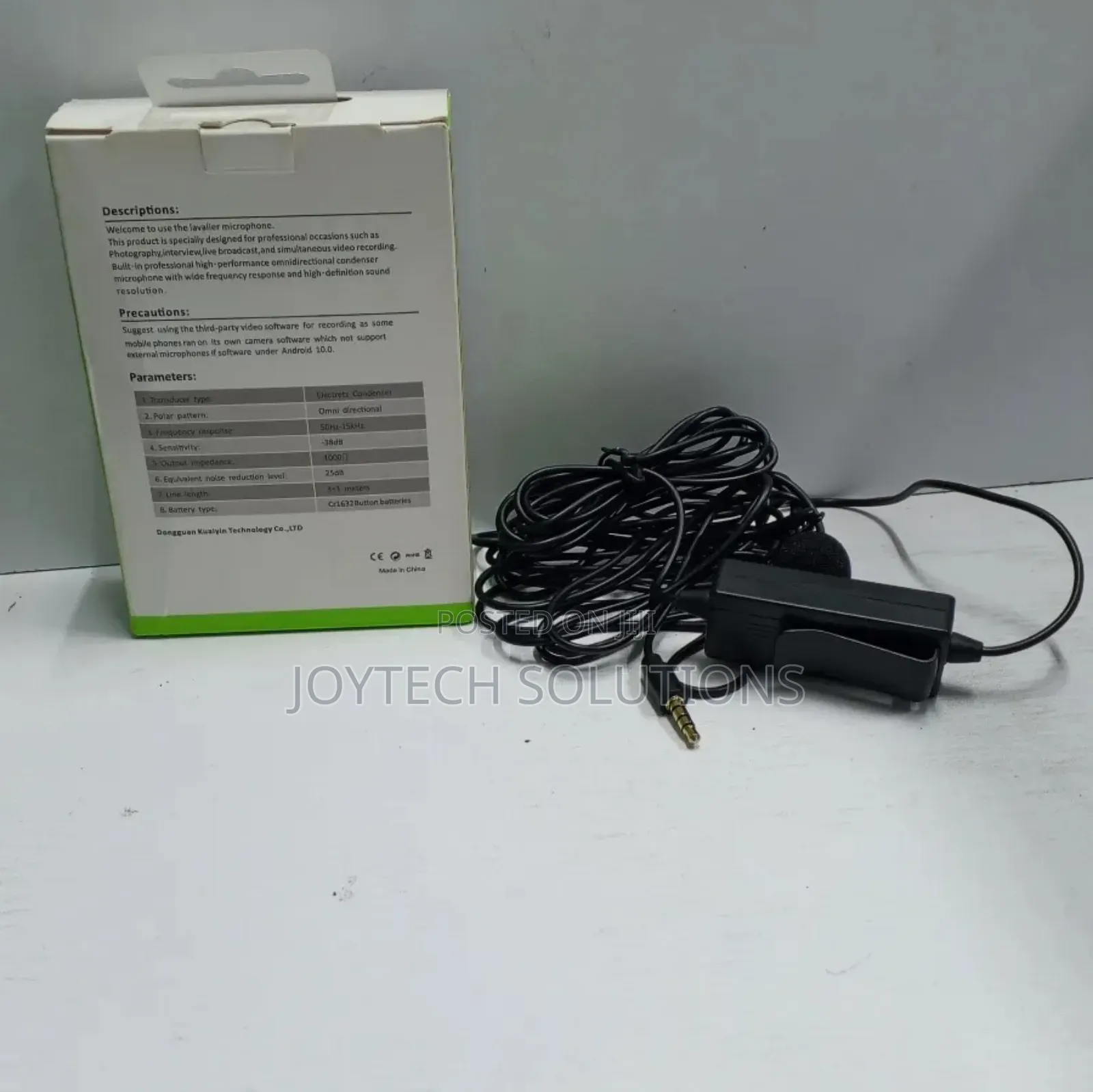 Lavalier Microphone for Professional Occasions Such as Photography Etc