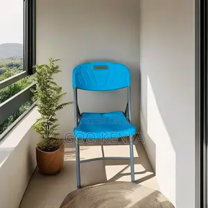 Outdoor Chair; Stackable Foldable Plastic Seating for Outdoors