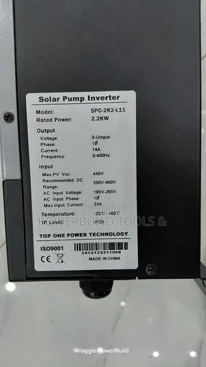 Solar Pumping Inverter 2.2kw