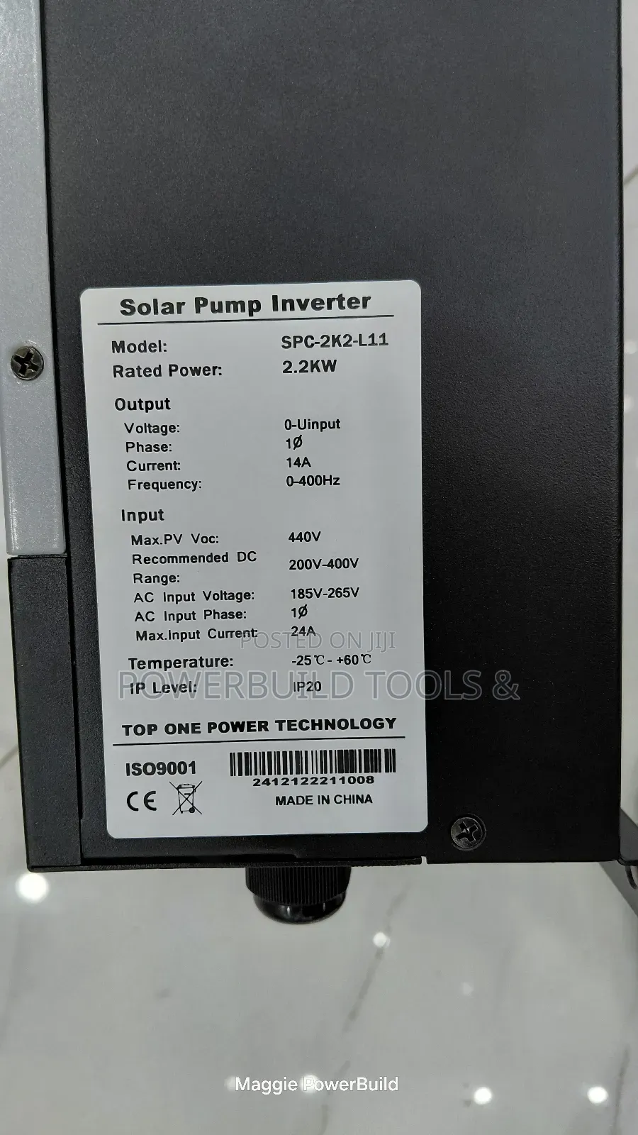 Solar Pumping Inverter 2.2kw