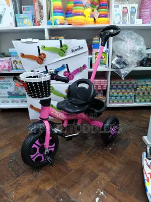 Push Handle Kids Tricycle – Comfortable Durable