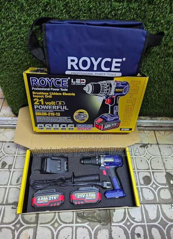 Royce Brushless Cordless Drill 21v - main view