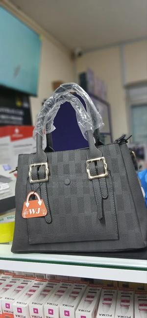 Leather Gray Bag Clasic
