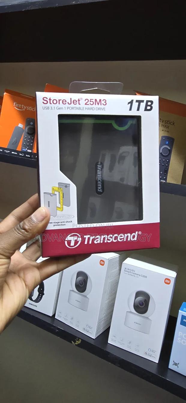 Transcend 1tb External Hardisk - main view