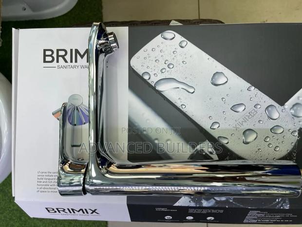 Brimix Kitchen Mixer Silver Long