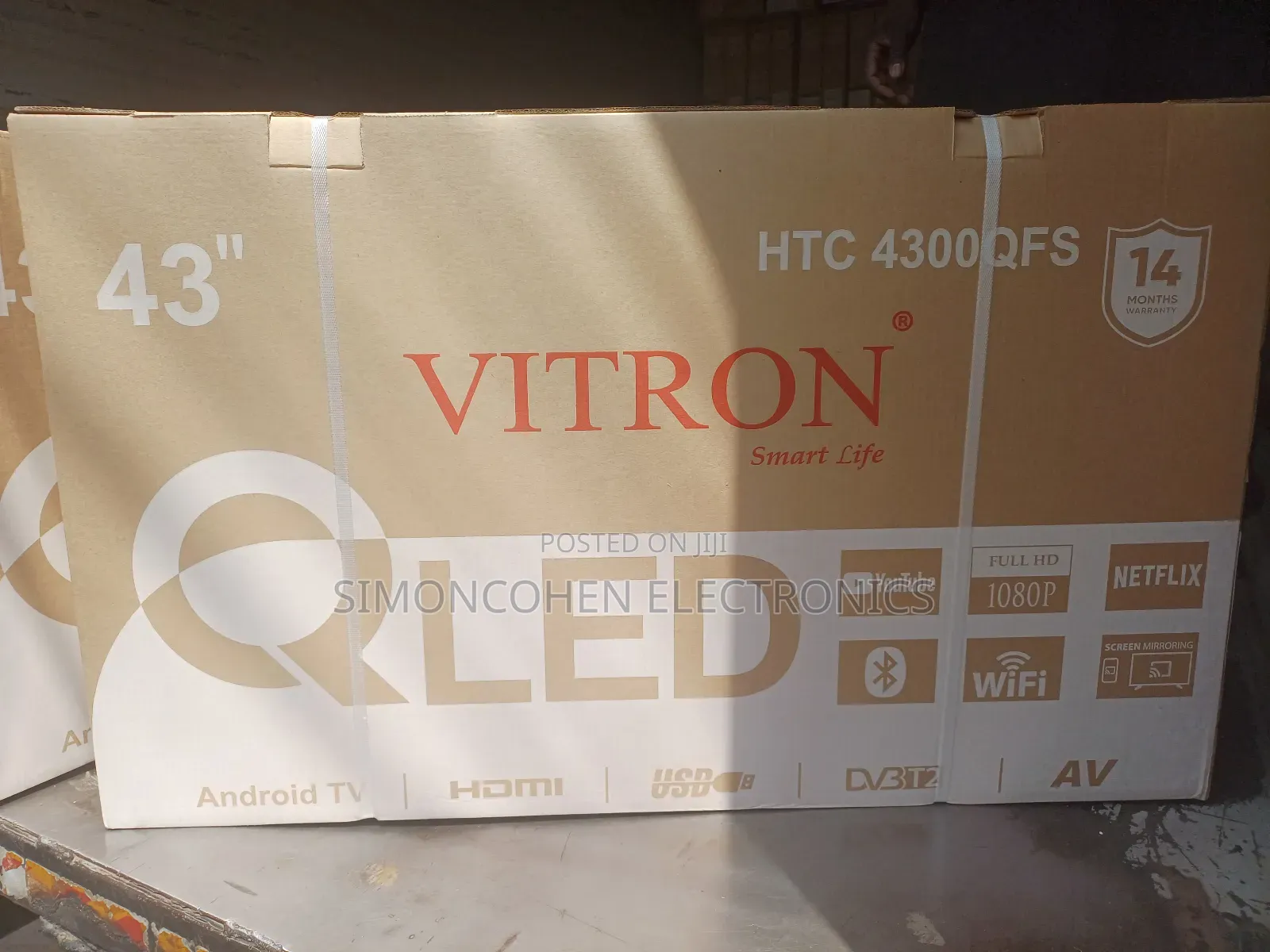 Vitron 43 Inches Qled Tv