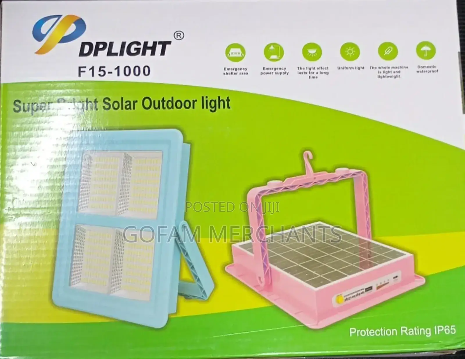 Portable Bright Rechargeable Light With Solar Dp Light