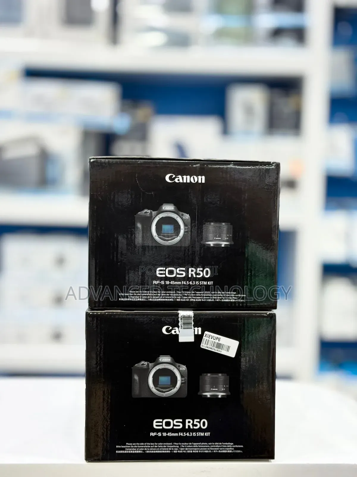 Canon Eos R50 Mirrorless Camera With 18-45mm Lens