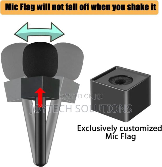 Microphone Flags for Professional Occasions Interview Broadcasting. - thumbnail 3