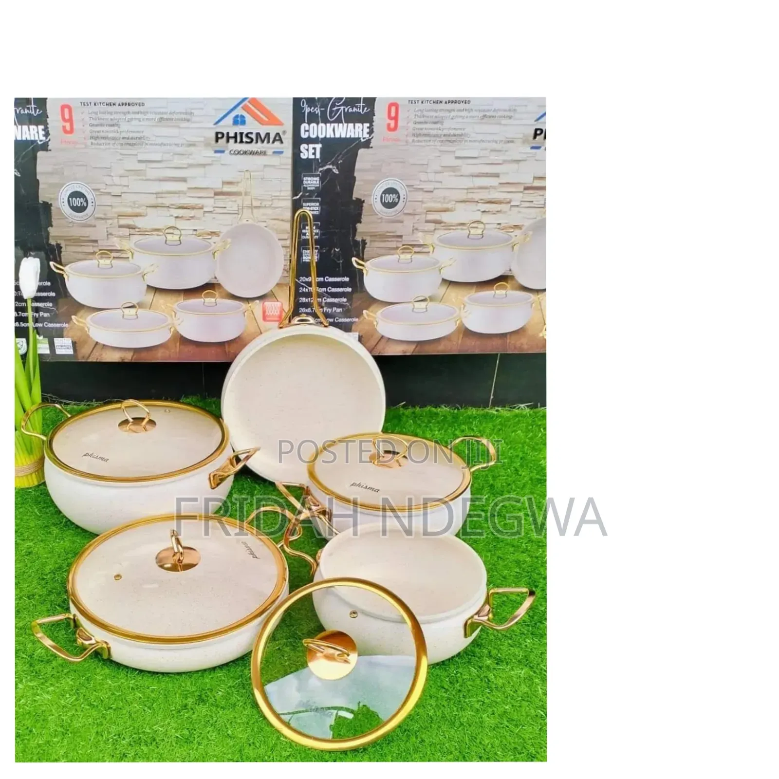 Phisima 9pcs Cookware