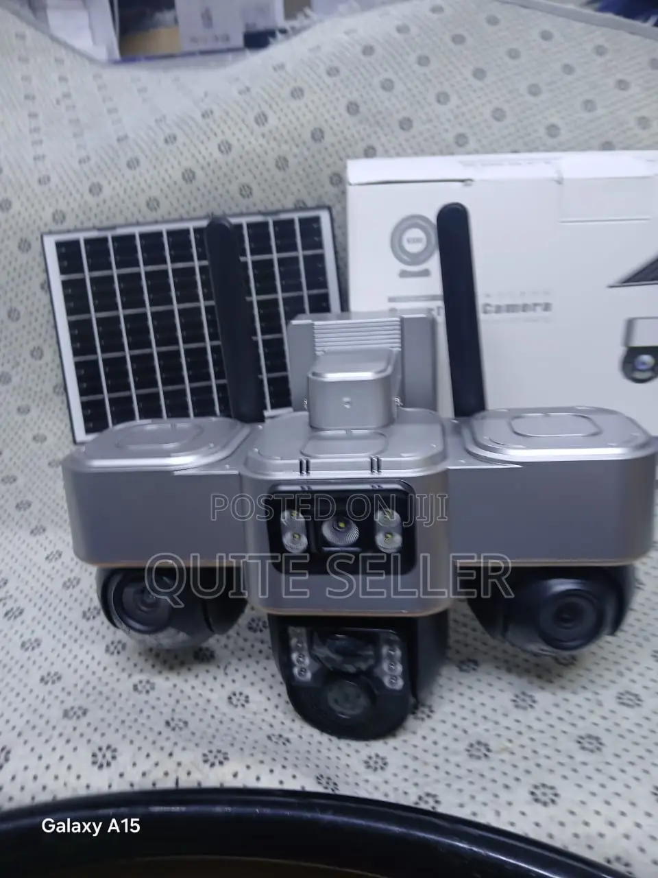 V380 Pro New Arrival Tripple Lens Solar Powered Lights With CCTV Camer