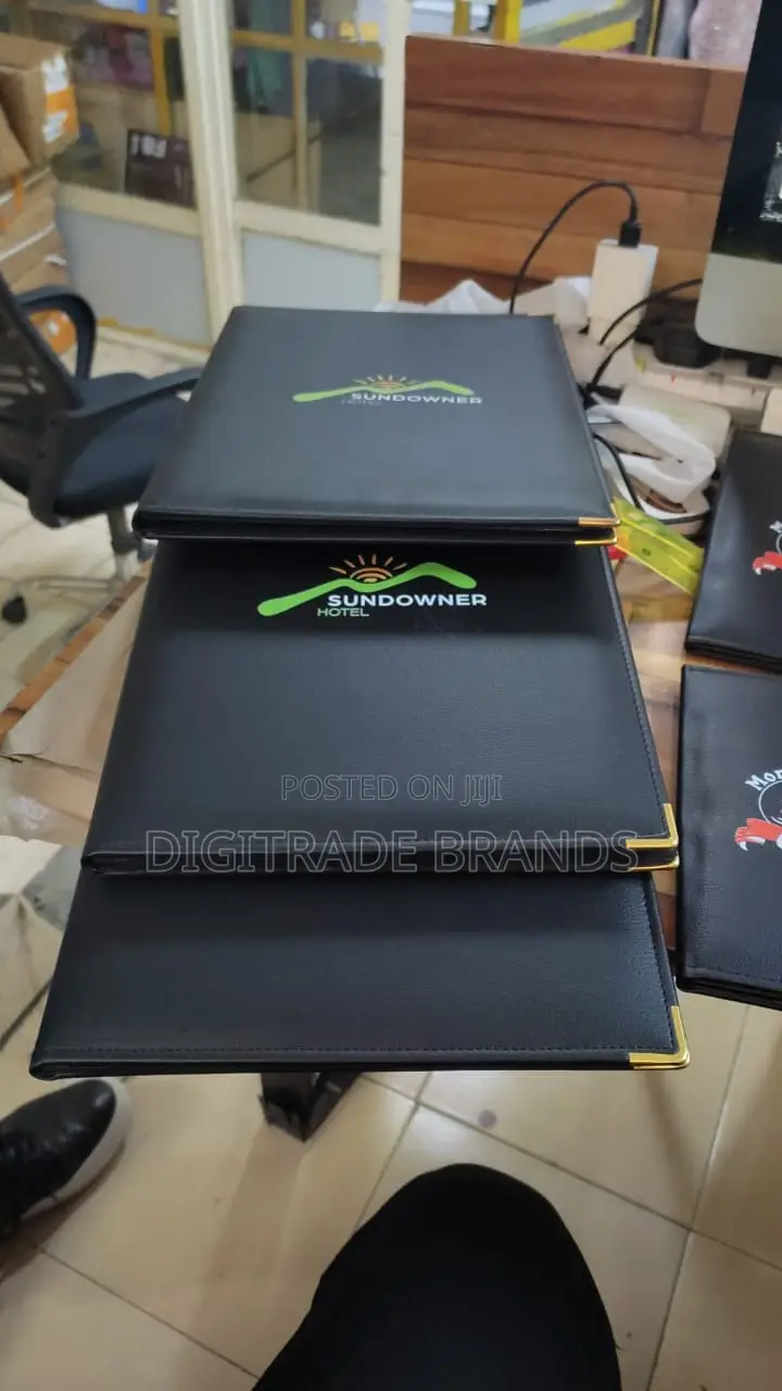 Executive Menus And Bill Holder