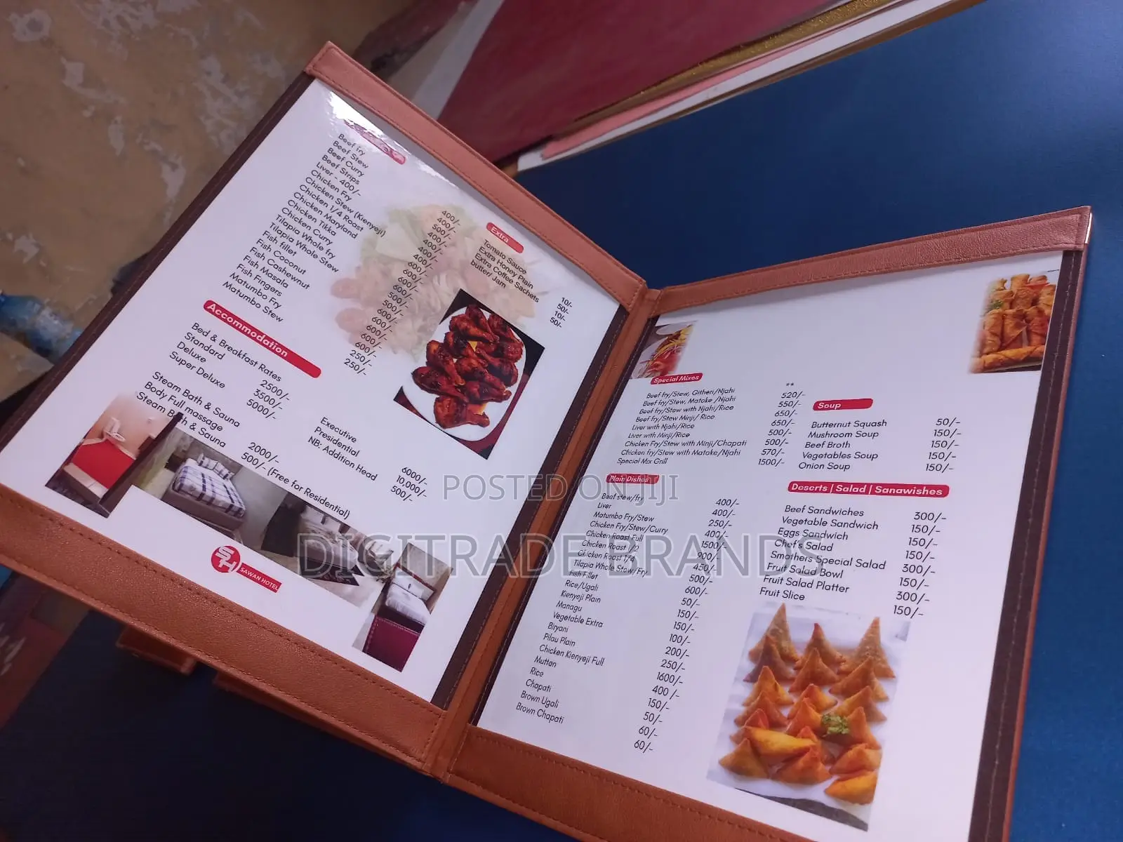 Executive Menus And Bill Holder