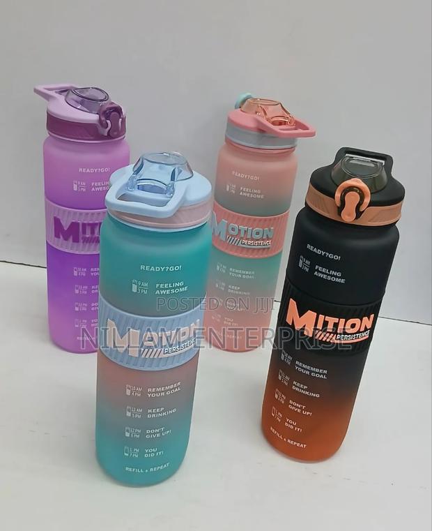 Motivational Water Bottle 1000ml - thumbnail 3