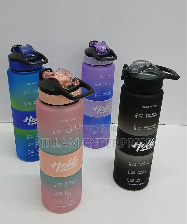 Motivational Water Bottle 1000ml - thumbnail 4