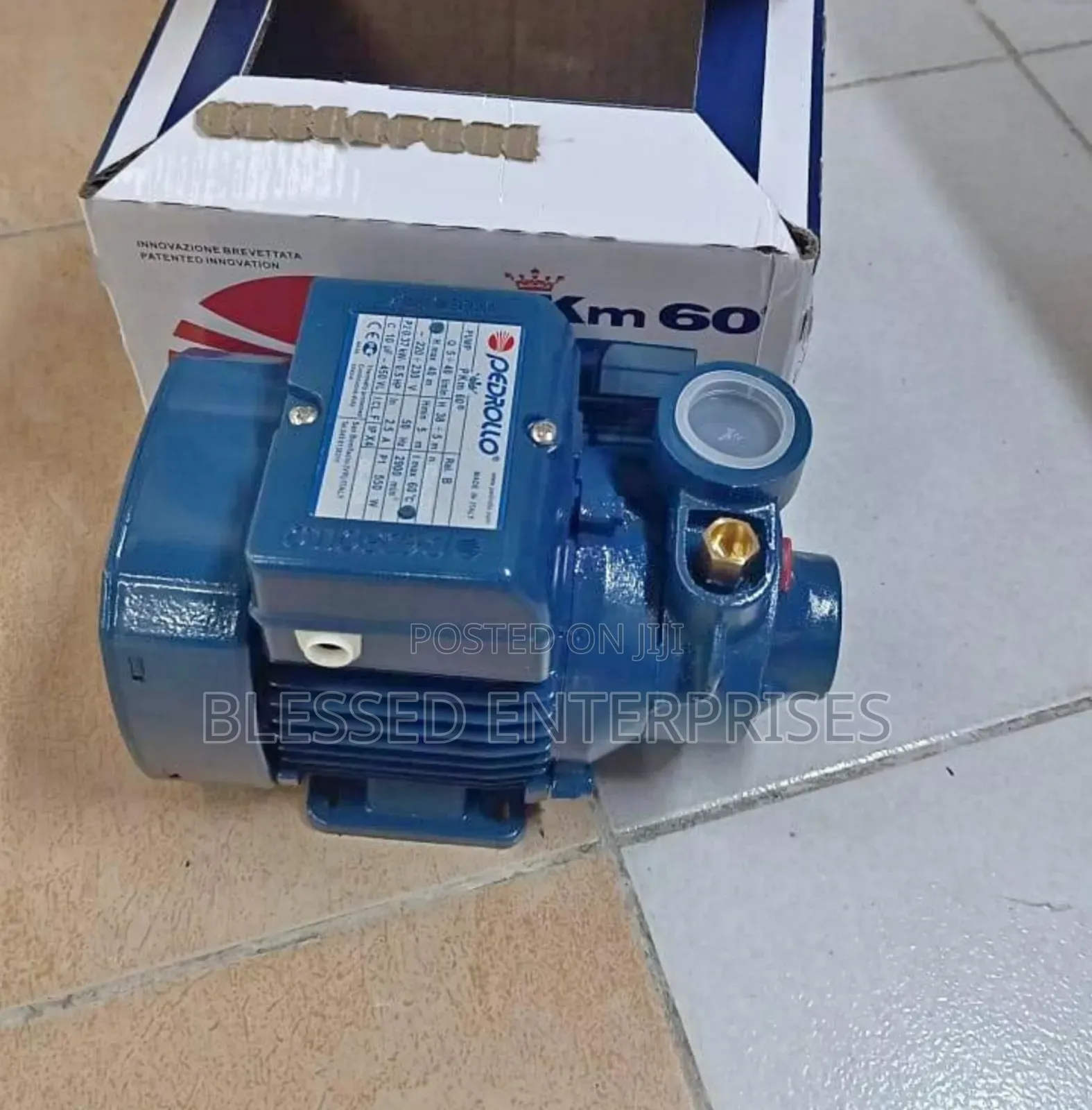 Pedrollo Water Pump 0.5hp / Powerful Pedrollo Water Pump
