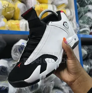 Air Jordan 14 Retro 'Black Toe' Sizes 40_45