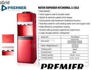 Premier Hot,Normal Cold Water Dispenser With Compressor Cooling