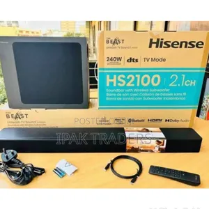*Hisense Soundbar 2.1ch (The Beast) Hs2100240w Power Input