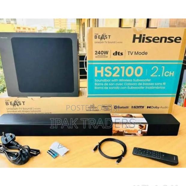 *Hisense Soundbar 2.1ch (The Beast) Hs2100240w Power Input