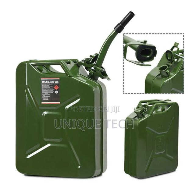 Heavy-duty Metallic Fuel Jerry Can 20 Litres With Spout