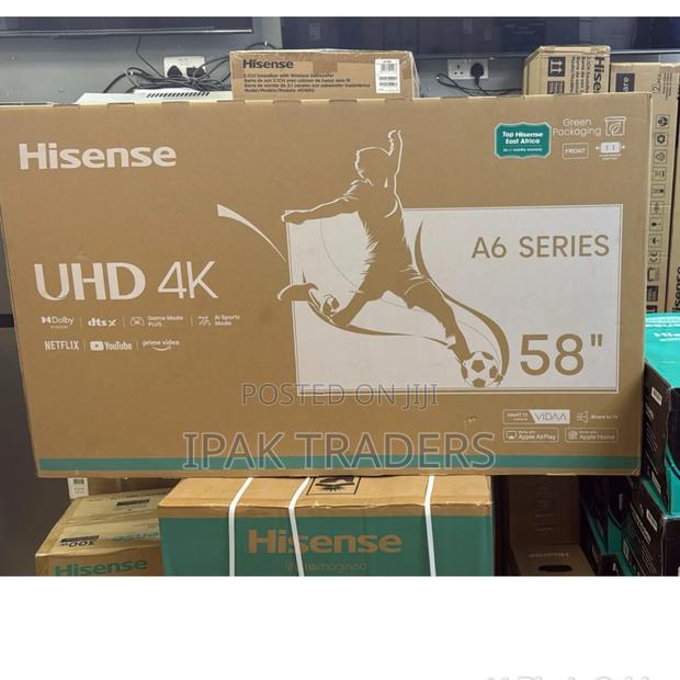 Hisense 58" Uhd Frameless A6 Series - thumbnail 2