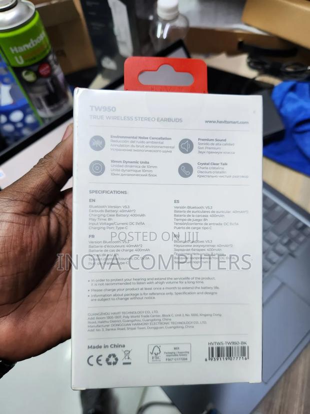 Havit Tw950 2 Mic Enc TWS V5.3 Type C Sports Wireless Earbuds - thumbnail 3
