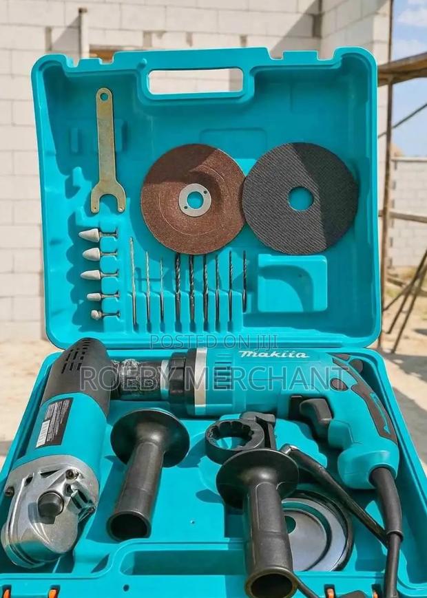 Makita Electric Combo/Makita Drill + Grinder Combo