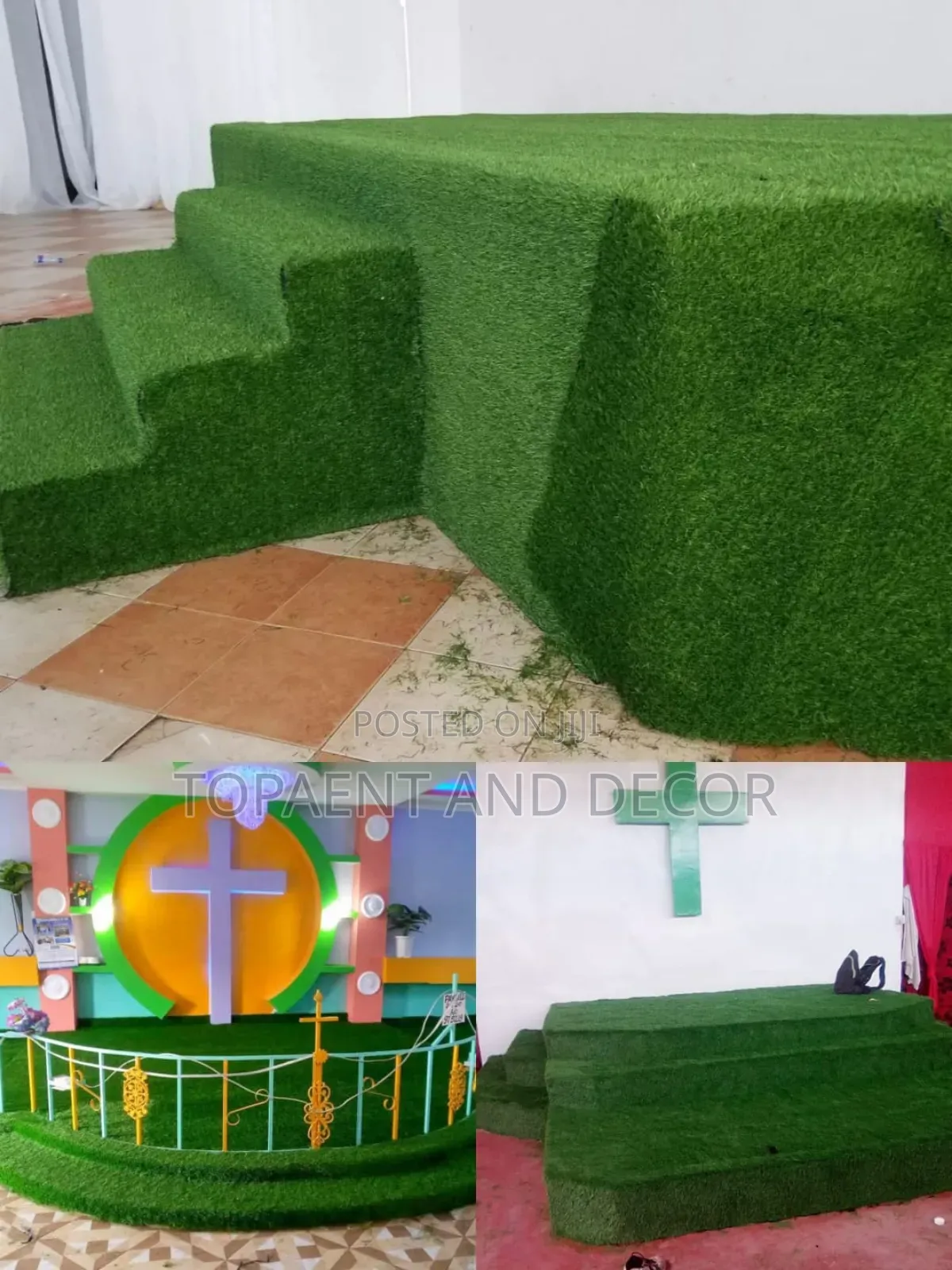 Easy to Clean Synthetic Lawn Carpet for Any Surface