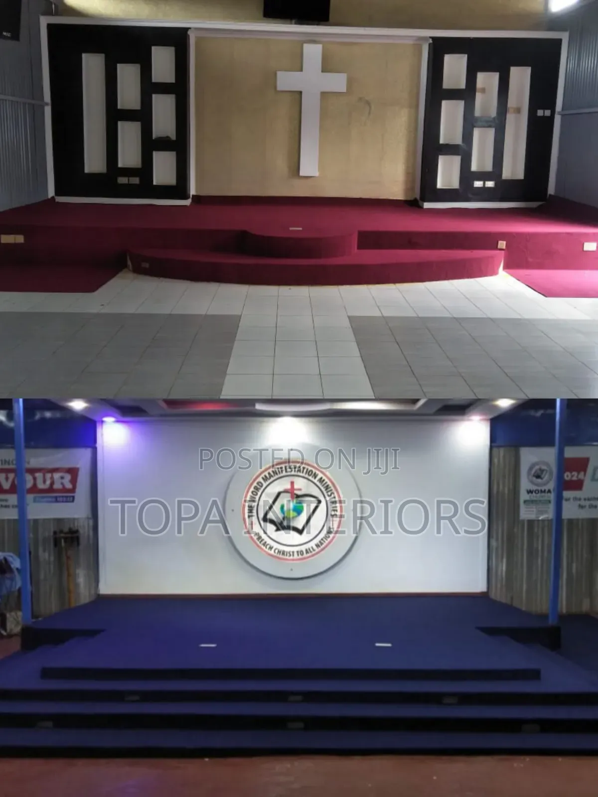 Quality Standard Church Altar Carpets Supply and Installation