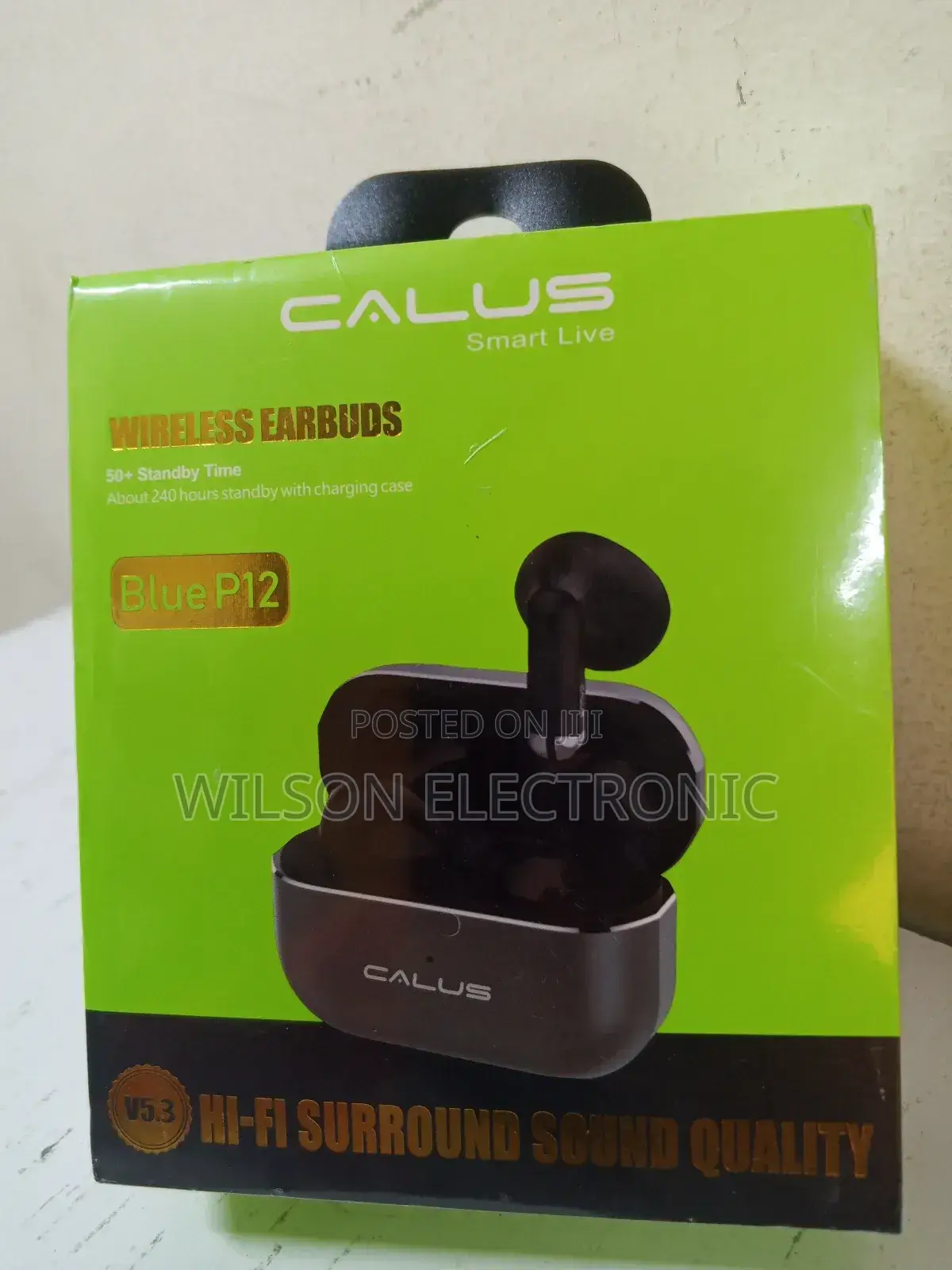 Bluetooth Earbuds. Calus Blue P12