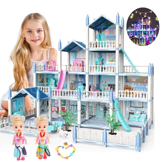 Diy Portable 213 Pieces Dream Villa ( Doll House)