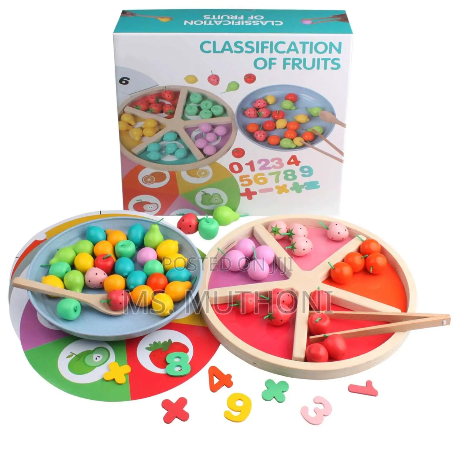 Wooden Classification of Fruits