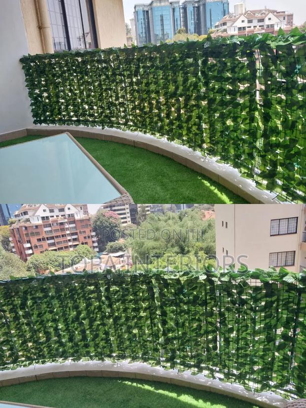 Synthetic Green Decorative Balcony Ivy Privacy Fence