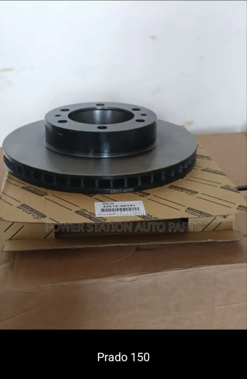 Brake Disc Lc Prado J 150 Front