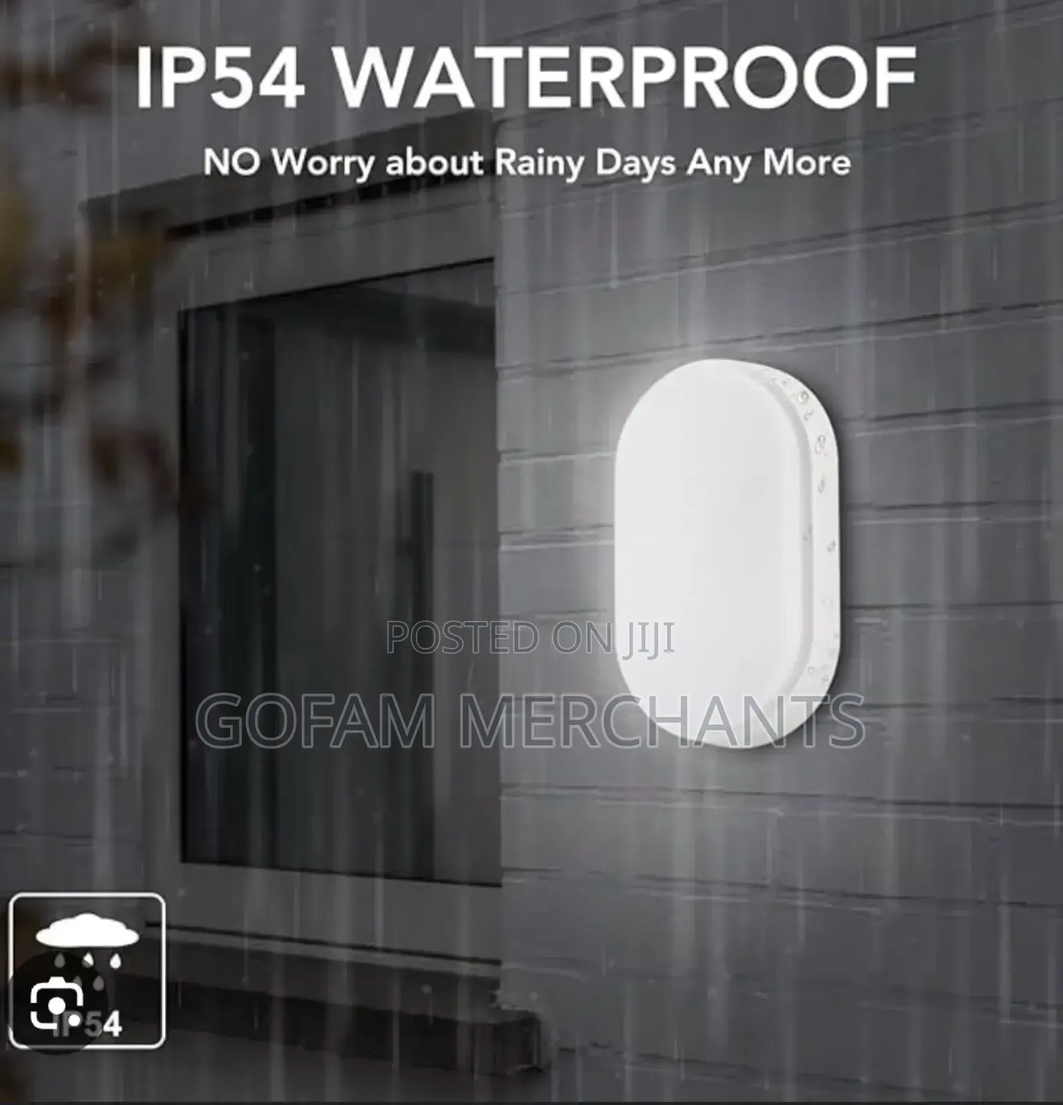 24 Dp Light Led Moisture Proof Oval Head Lamp