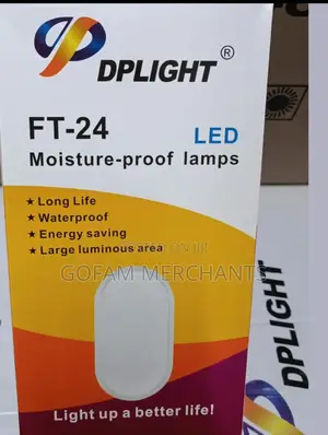 24 Dp Light Led Moisture Proof Oval Head Lamp