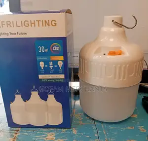 Afrilighting 30w Rechargeable Light Bulb