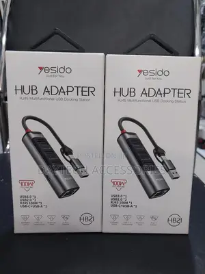 Yesido Hb21 5in1 Multifunctional Hub Adapter Usb-C+Usb-A