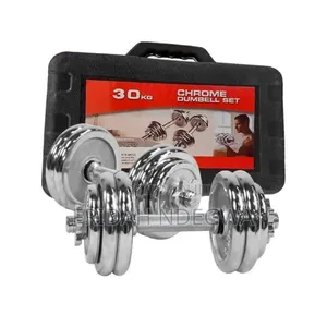 *Chrome Dumbells* 
*30kg (With Case) 