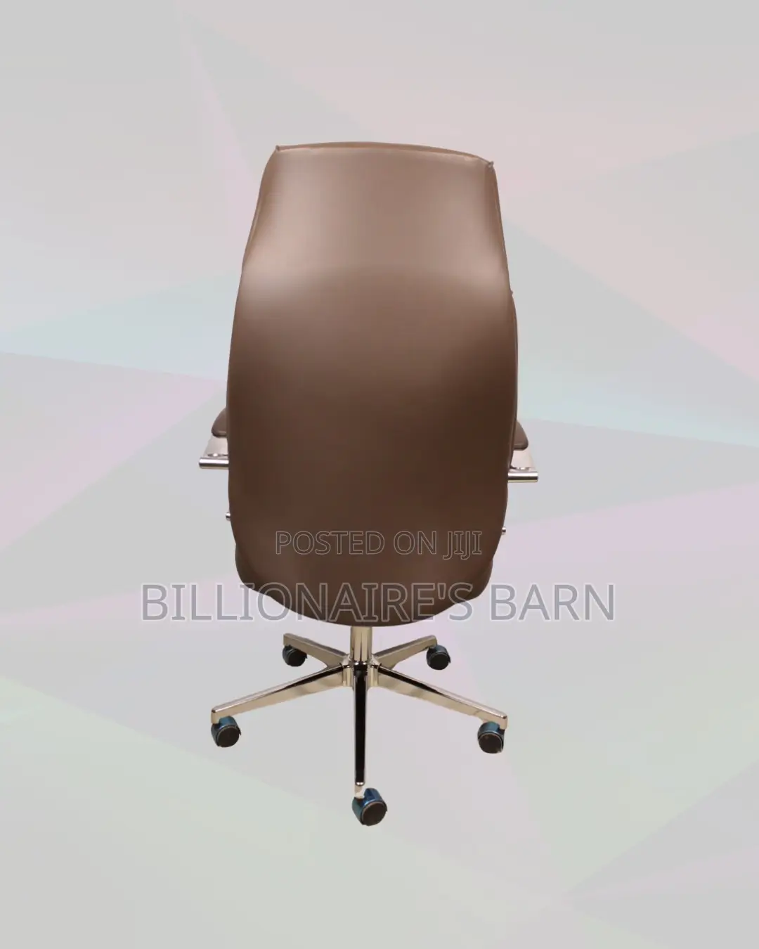 Brown Executive Leather Office Chair (Plush) — Fast Seller