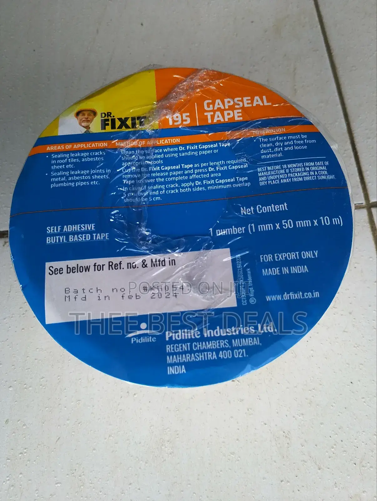 Dr. Fixit Gapseal Tape