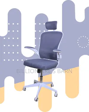 White Ergonomic Office Chair | Imported Nylon Castors