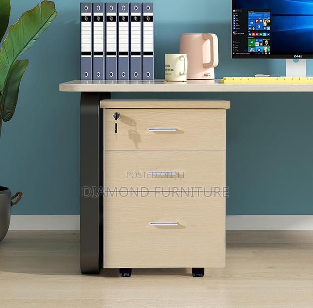 Modern 3-Drawer Office Pedestal Filing Cabinet Unit