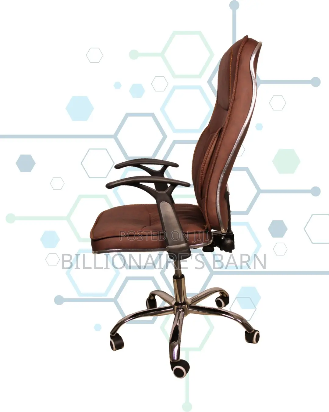 Pro-grade Ergonomic Executive Leather Chair | High-density Foam Seat